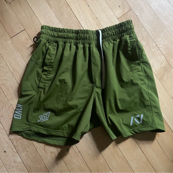 A7 powerlifting squat shorts 360GO KWD SHORTS - MILITARY - Picture 3 of 5